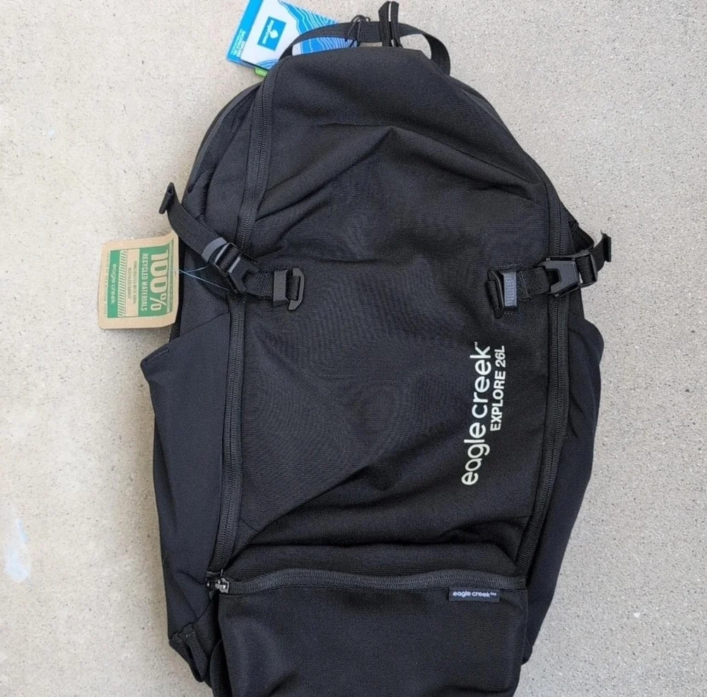 Eagle Creek Explorer 26L Black Backpack Men Women